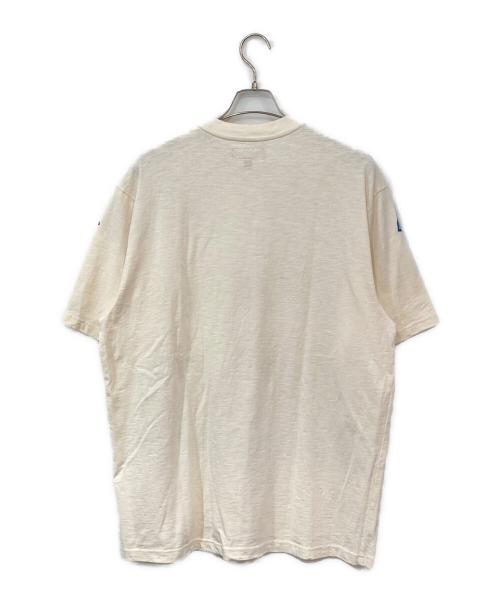 SUPREME（シュプリーム）SUPREME (シュプリーム) Overprint Knowledge S/S Top/オーバープリントナレッジS/Sトップ ベージュ サイズ:SIZE Lの古着・服飾アイテム