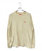 SUPREMEシュプリーム）の古着「small Box L/S Tee/スモールボックスL/Sティー」｜イエロー