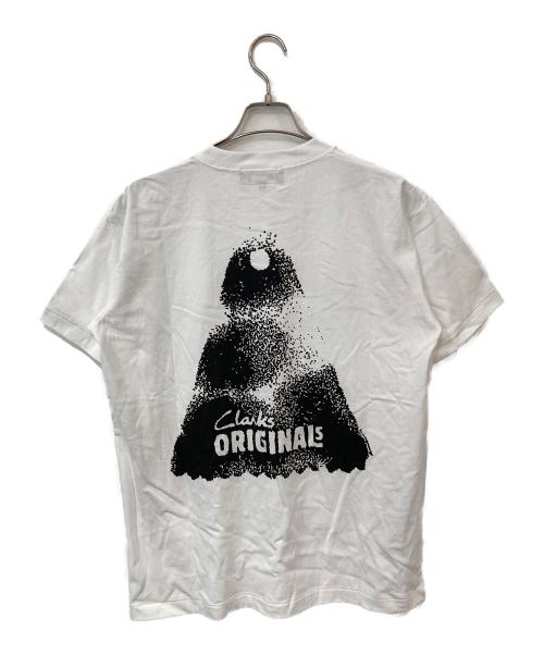 BoTT（ボット）BoTT (ボット) CLARKS ORIGINALS (クラークス オリジナルズ) FOOTPRINT TEE ホワイト サイズ:Mの古着・服飾アイテム