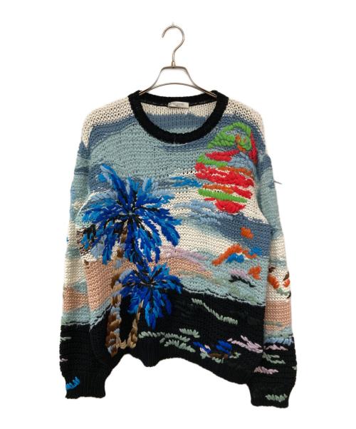 VALENTINO（ヴァレンティノ）VALENTINO (ヴァレンティノ) ハワイアンニット マルチカラー サイズ:SIZE Mの古着・服飾アイテム