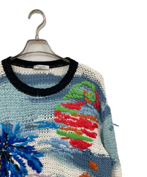 VALENTINO（ヴァレンティノ）VALENTINO (ヴァレンティノ) ハワイアンニット マルチカラー サイズ:SIZE Mの古着・服飾アイテム