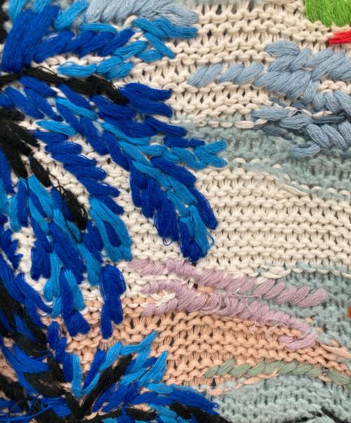 VALENTINO（ヴァレンティノ）VALENTINO (ヴァレンティノ) ハワイアンニット マルチカラー サイズ:SIZE Mの古着・服飾アイテム