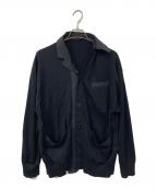 sacaiサカイ）の古着「アシンメトリー ボタンアップ カーディガン」｜ブラック