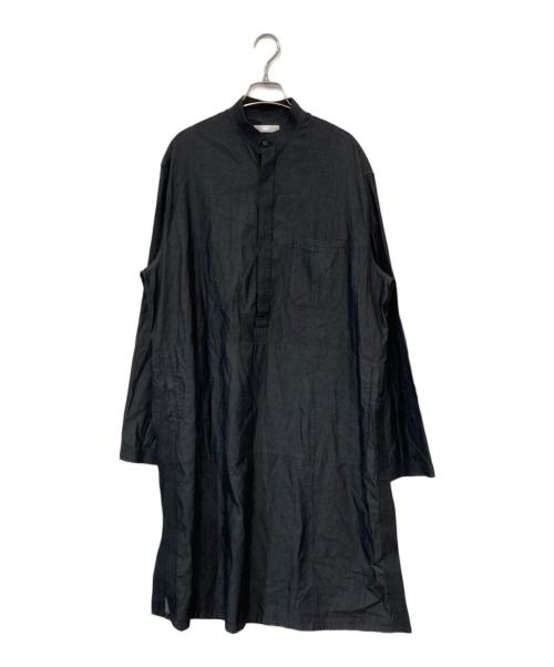 VALENTINO（ヴァレンティノ）VALENTINO (ヴァレンティノ) スタンドカラーシャツワンピース グレー サイズ:SIZE Sの古着・服飾アイテム