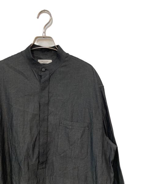 VALENTINO（ヴァレンティノ）VALENTINO (ヴァレンティノ) スタンドカラーシャツワンピース グレー サイズ:SIZE Sの古着・服飾アイテム