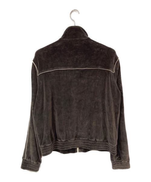 CELINE（セリーヌ）CELINE (セリーヌ) トリオンフ ベルベット トラック ジャケット ブラウン サイズ:Ｌの古着・服飾アイテム