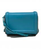 DIESELディーゼル）の古着「BIGロゴ スモールクロスボディバッグ」｜スカイブルー