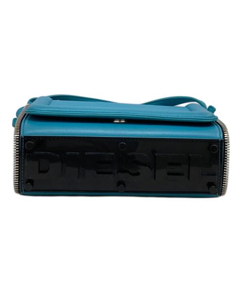 DIESEL（ディーゼル）DIESEL (ディーゼル) BIGロゴ スモールクロスボディバッグ スカイブルーの古着・服飾アイテム