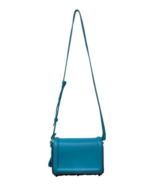 DIESEL（ディーゼル）DIESEL (ディーゼル) BIGロゴ スモールクロスボディバッグ スカイブルーの古着・服飾アイテム