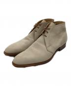 Edward Greenエドワードグリーン）の古着「スエード チャッカブーツ」｜ベージュ