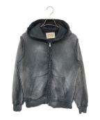BEAMSビームス）の古着「ADE INSIDE OUT ZIP UP HOODIE」｜グレー