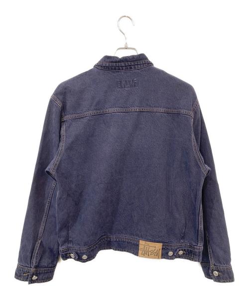stussy（ステューシー）stussy (ステューシー) Zip Work Jacket Denim Ngtshade/ジップワークジャケットデニムナイトシェード インディゴ サイズ:SIZE Sの古着・服飾アイテム