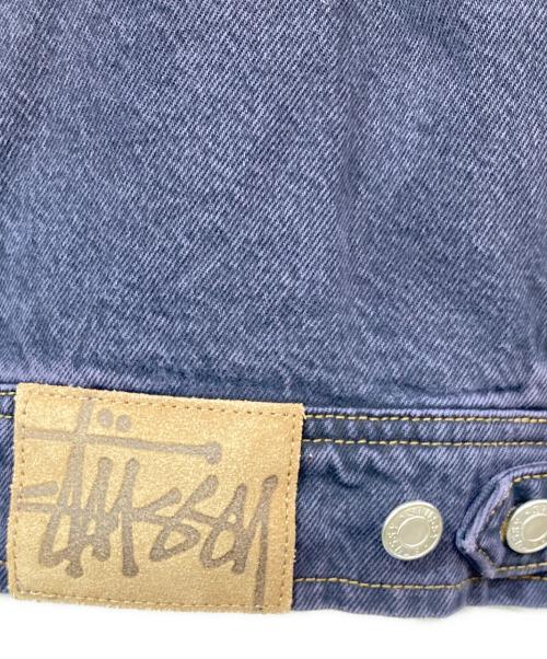 stussy（ステューシー）stussy (ステューシー) Zip Work Jacket Denim Ngtshade/ジップワークジャケットデニムナイトシェード インディゴ サイズ:SIZE Sの古着・服飾アイテム