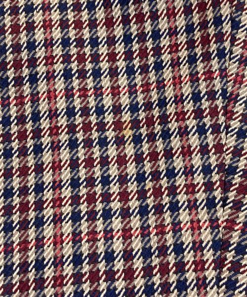 Burberry's（バーバリーズ）Burberry's (バーバリーズ) チェック金ボタンジャケット ブラウン サイズ:17の古着・服飾アイテム