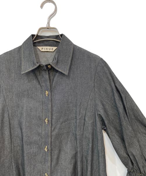 pinue（ピヌエ）pinue (ピヌエ) デニムワンピース ブラック サイズ:Mの古着・服飾アイテム