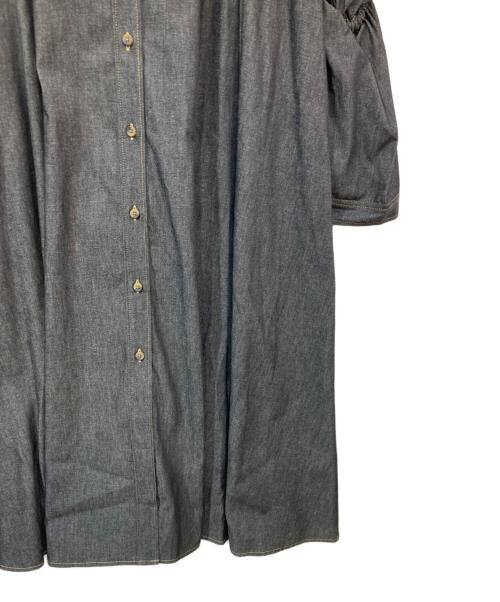 pinue（ピヌエ）pinue (ピヌエ) デニムワンピース ブラック サイズ:Mの古着・服飾アイテム