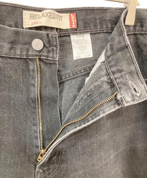 LEVI'S（リーバイス）LEVI'S (リーバイス) 550 ブラックデニムパンツ ブラック サイズ:SIZE 96cm (W38)の古着・服飾アイテム