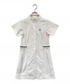 FRED PERRYフレッドペリー）の古着「OXFORD SHIRT DRESS」｜ホワイト