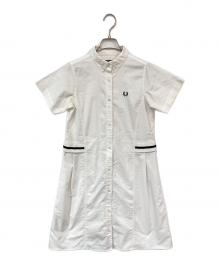 FRED PERRY（フレッドペリー）の古着「OXFORD SHIRT DRESS」｜ホワイト