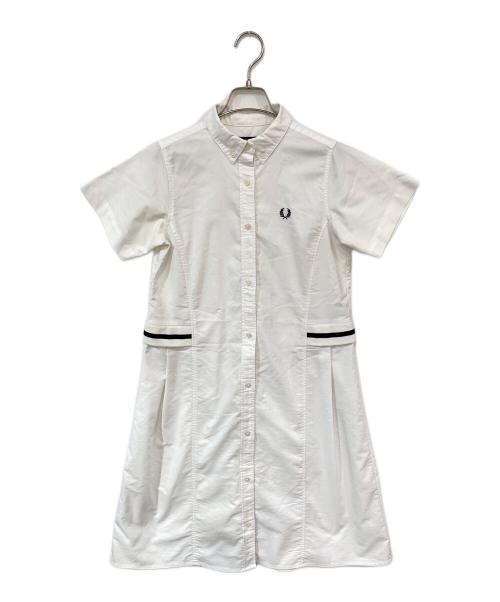 FRED PERRY（フレッドペリー）FRED PERRY (フレッドペリー) OXFORD SHIRT DRESS ホワイト サイズ:UK 8の古着・服飾アイテム