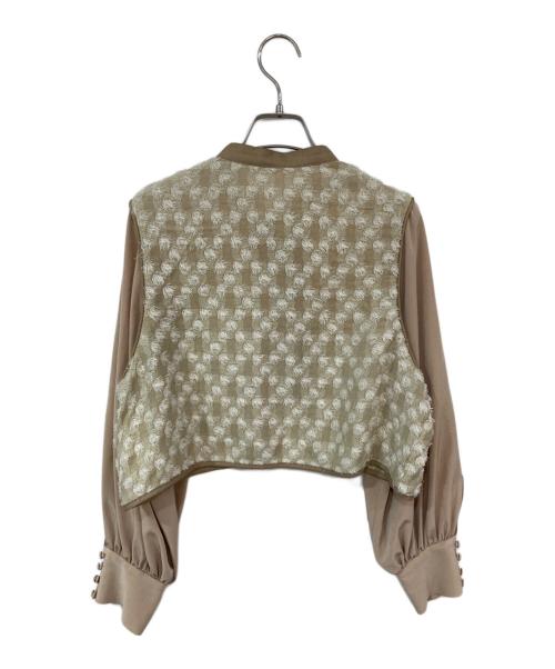 PUBLIC TOKYO（パブリックトウキョウ）PUBLIC TOKYO (パブリックトウキョウ) ジャガードマルチレイヤーワンピース ブラウン サイズ:FREEの古着・服飾アイテム