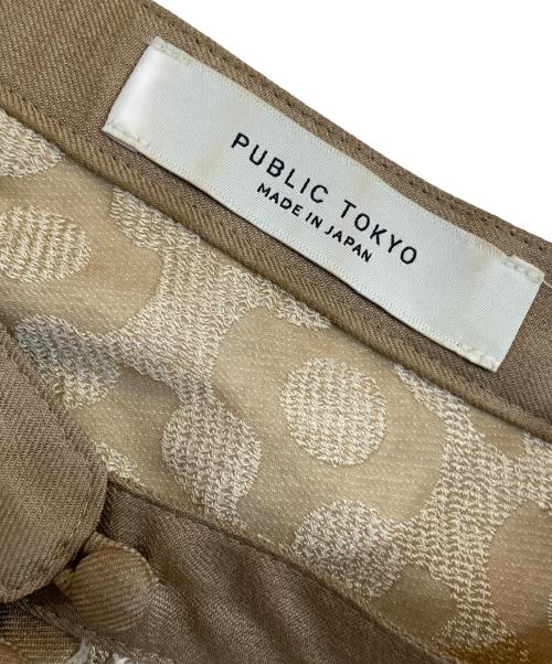 PUBLIC TOKYO（パブリックトウキョウ）PUBLIC TOKYO (パブリックトウキョウ) ジャガードマルチレイヤーワンピース ブラウン サイズ:FREEの古着・服飾アイテム