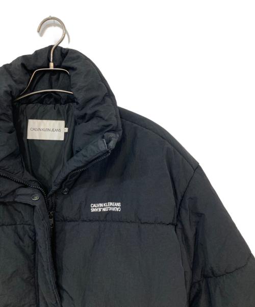 Calvin Klein Jeans（カルバンクラインジーンズ）Calvin Klein Jeans (カルバンクラインジーンズ) Long Sleeve Brand Logo Puffer Jackets ブラック サイズ:Mの古着・服飾アイテム