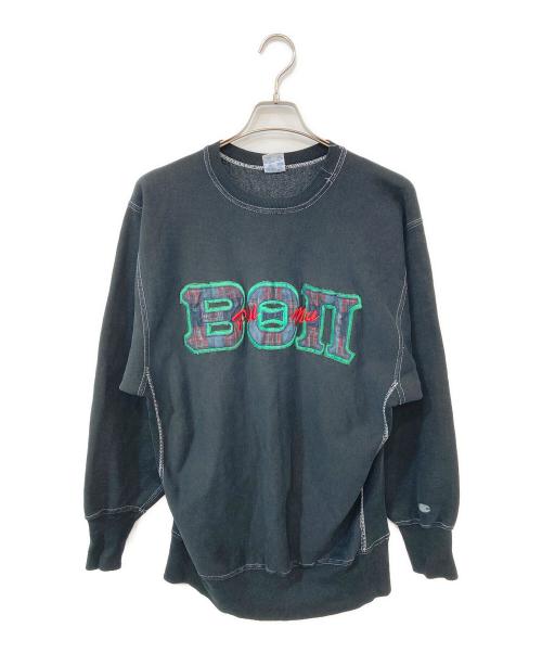 Champion REVERSE WEAVE（チャンピオン リバース ウィーブ）Champion REVERSE WEAVE (チャンピオン リバース ウィーブ) 90’s リバースウィーブスウェット ブラック サイズ:SIZE XLの古着・服飾アイテム