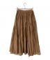 HER LIP TO (ハーリップトゥ) Asymmetry Tiered Skirt/アシンメトリーティアードスカート ブラウン サイズ:SIZE S：5000円
