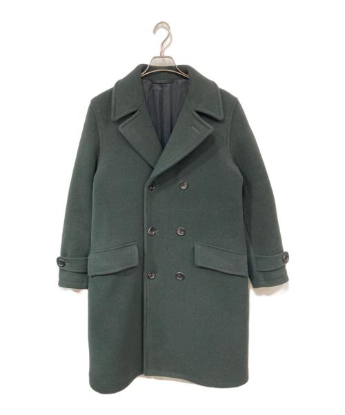 WACKO MARIA（ワコマリア）WACKO MARIA (ワコマリア) DOUBLE BREASTED COAT グリーン サイズ:Sの古着・服飾アイテム