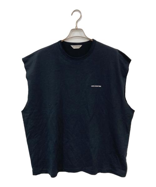 COOTIE PRODUCTIONS（クーティープロダクツ）COOTIE PRODUCTIONS (クーティープロダクツ) スーピマコットンスウェット カットオフ ブラック サイズ:Mの古着・服飾アイテム