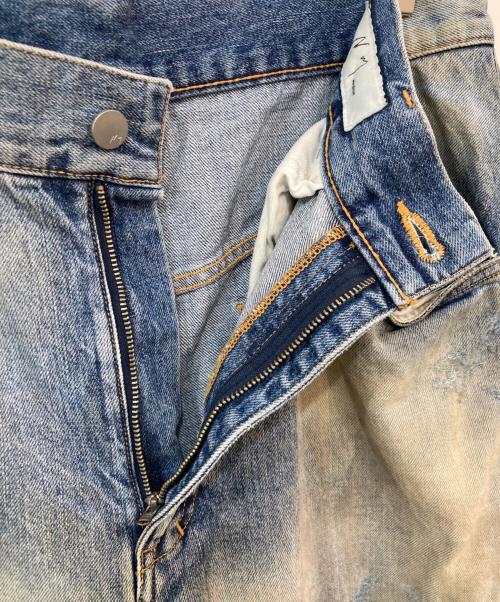 ANCELLM（アンセルム）ANCELLM (アンセルム) P/TAPERED 5P DENIM PANTS/P/テーパード5Pデニムパンツ インディゴ サイズ:SIZE 34の古着・服飾アイテム