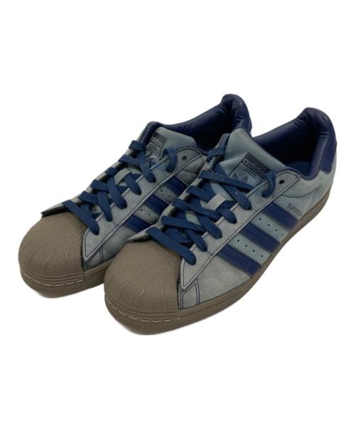 adidas（アディダス）adidas (アディダス) SUPERSTAR キャンバス スカイブルー サイズ:28.0cmの古着・服飾アイテム