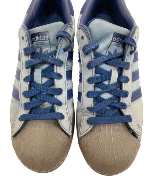 adidas（アディダス）adidas (アディダス) SUPERSTAR キャンバス スカイブルー サイズ:28.0cmの古着・服飾アイテム