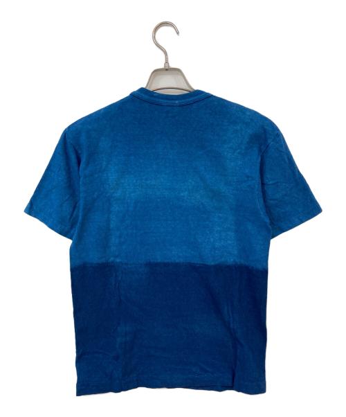 HUMAN MADE（ヒューマンメイド）HUMAN MADE (ヒューマンメイド) ワンポイントロゴTシャツ ブルー サイズ:Sの古着・服飾アイテム