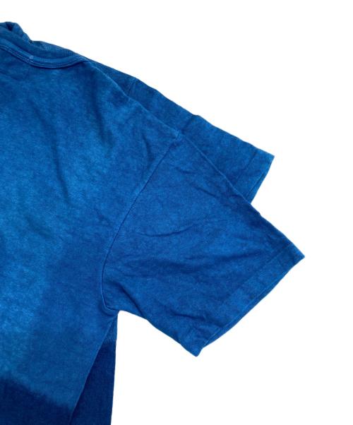 HUMAN MADE（ヒューマンメイド）HUMAN MADE (ヒューマンメイド) ワンポイントロゴTシャツ ブルー サイズ:Sの古着・服飾アイテム