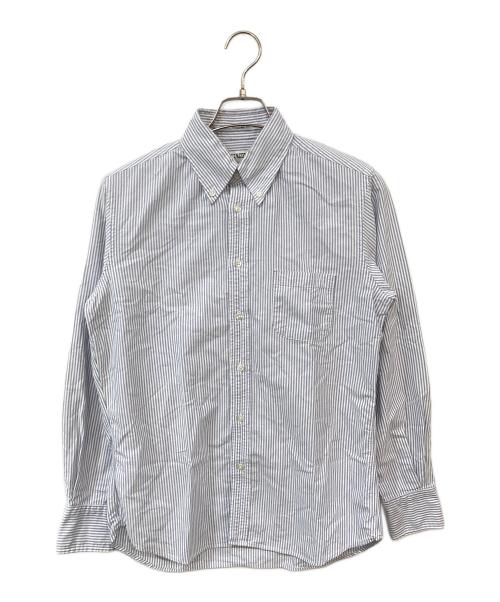 INDIVIDUALIZED SHIRTS（インディビジュアライズドシャツ）INDIVIDUALIZED SHIRTS (インディビジュアライズドシャツ) ストライプシャツ ホワイト×ブルー サイズ:SIZE 15/32の古着・服飾アイテム