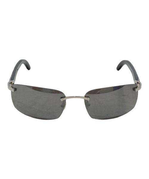 Cartier（カルティエ）Cartier (カルティエ) genuine horn リムレスサングラス ブラック サイズ:140cmの古着・服飾アイテム