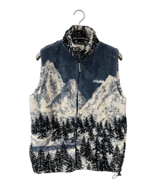 BLACK MOUNTAIN（ブラックマウンテン）BLACK MOUNTAIN (ブラックマウンテン) ボアベスト グレー サイズ:Mの古着・服飾アイテム