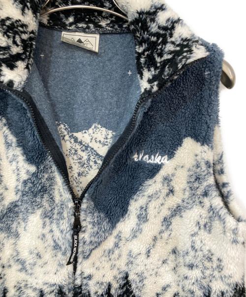 BLACK MOUNTAIN（ブラックマウンテン）BLACK MOUNTAIN (ブラックマウンテン) ボアベスト グレー サイズ:Mの古着・服飾アイテム