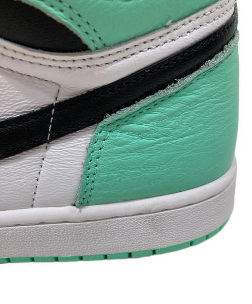 NIKE（ナイキ）NIKE (ナイキ) AIR JORDAN 1 HI OG GREEN GLOW/エアジョーダン1ハイOGグリーングロウ グリーン サイズ:27.5cmの古着・服飾アイテム