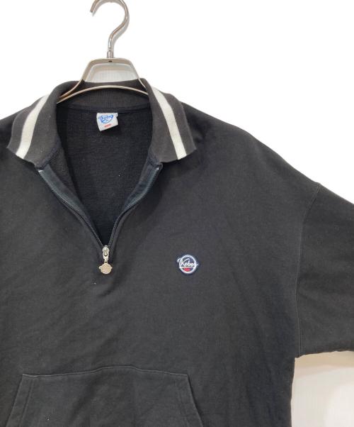 KEBOZ（ケボズ）KEBOZ (ケボズ) ハーフジップスウェット ブラック サイズ:Mの古着・服飾アイテム