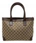 GUCCI（グッチ）の古着「ggキャンバストートバッグ」｜ブラウン