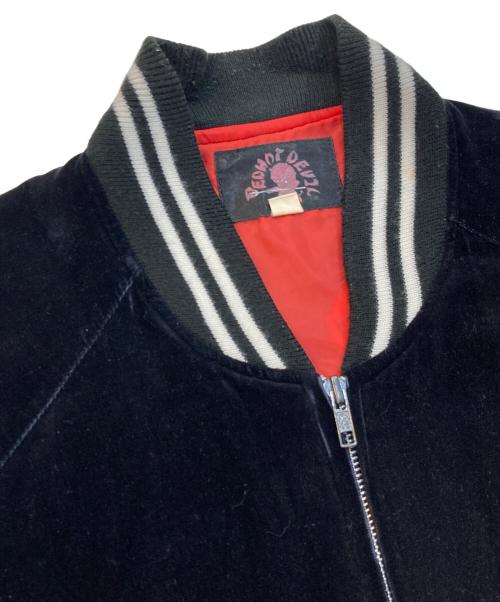REDHOTDEVIL（レッドホットデビル）REDHOTDEVIL (レッドホットデビル) 刺繍スカジャン ブラック サイズ:SIZE Freeの古着・服飾アイテム