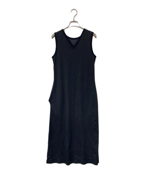 BLENHEIM（ブレンヘイム）BLENHEIM (ブレンヘイム) ナイロン混ノースリーブワンピース ブラック サイズ:SIZE Mの古着・服飾アイテム