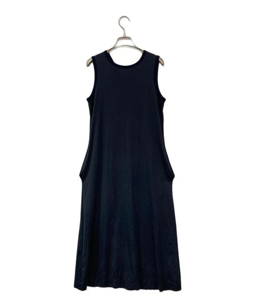 BLENHEIM（ブレンヘイム）BLENHEIM (ブレンヘイム) ナイロン混ノースリーブワンピース ブラック サイズ:SIZE Mの古着・服飾アイテム