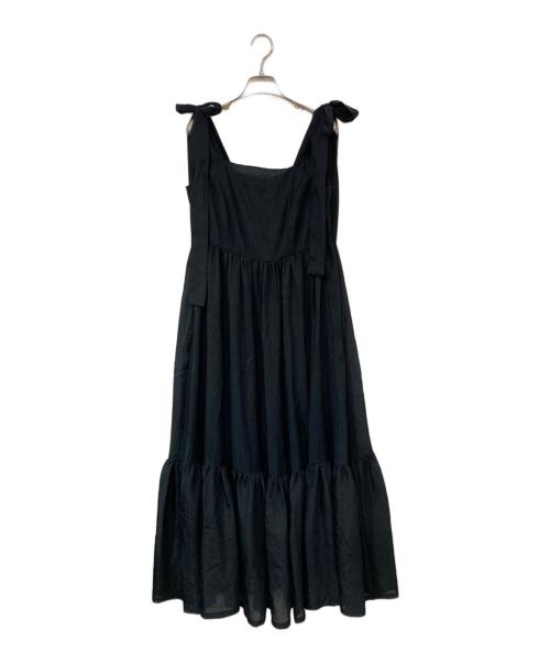 ecmile（エクミール）ecmile (エクミール) キャミソールワンピース ブラック サイズ:SIZE Freeの古着・服飾アイテム