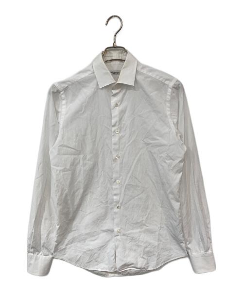VALENTINO（ヴァレンティノ）VALENTINO (ヴァレンティノ) 長袖シャツ ホワイト サイズ:38の古着・服飾アイテム