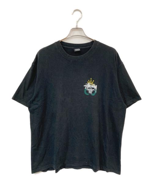 stussy（ステューシー）stussy (ステューシー) LB WREATH TEE/LBリースティー ブラック サイズ:SIZE XLの古着・服飾アイテム
