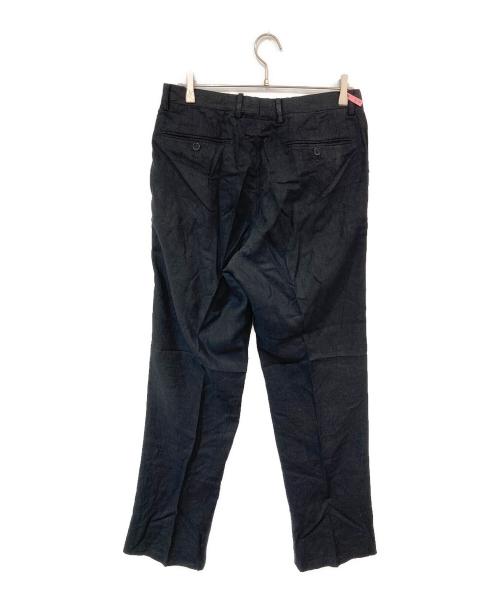 ISSEY MIYAKE（イッセイミヤケ）ISSEY MIYAKE (イッセイミヤケ) リネンスラックス ブラック サイズ:SIZE 3の古着・服飾アイテム